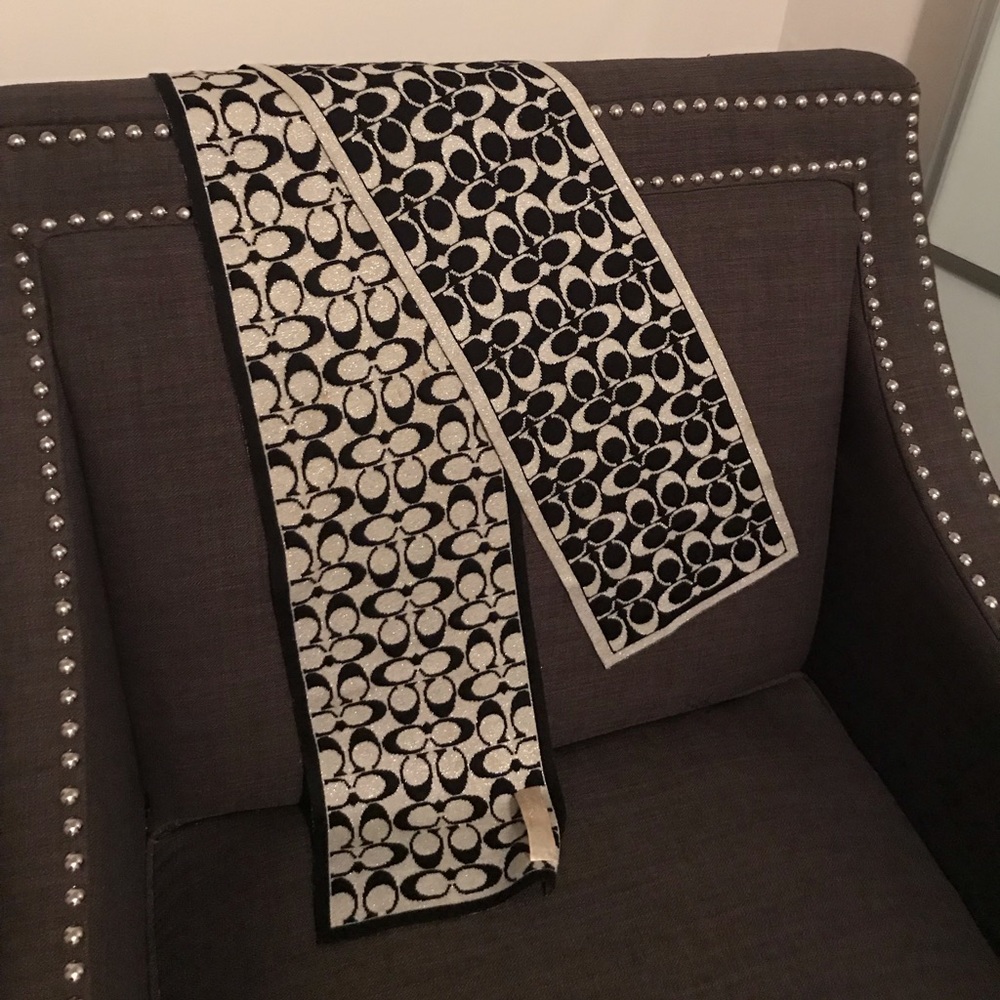 Coach reversible scarf